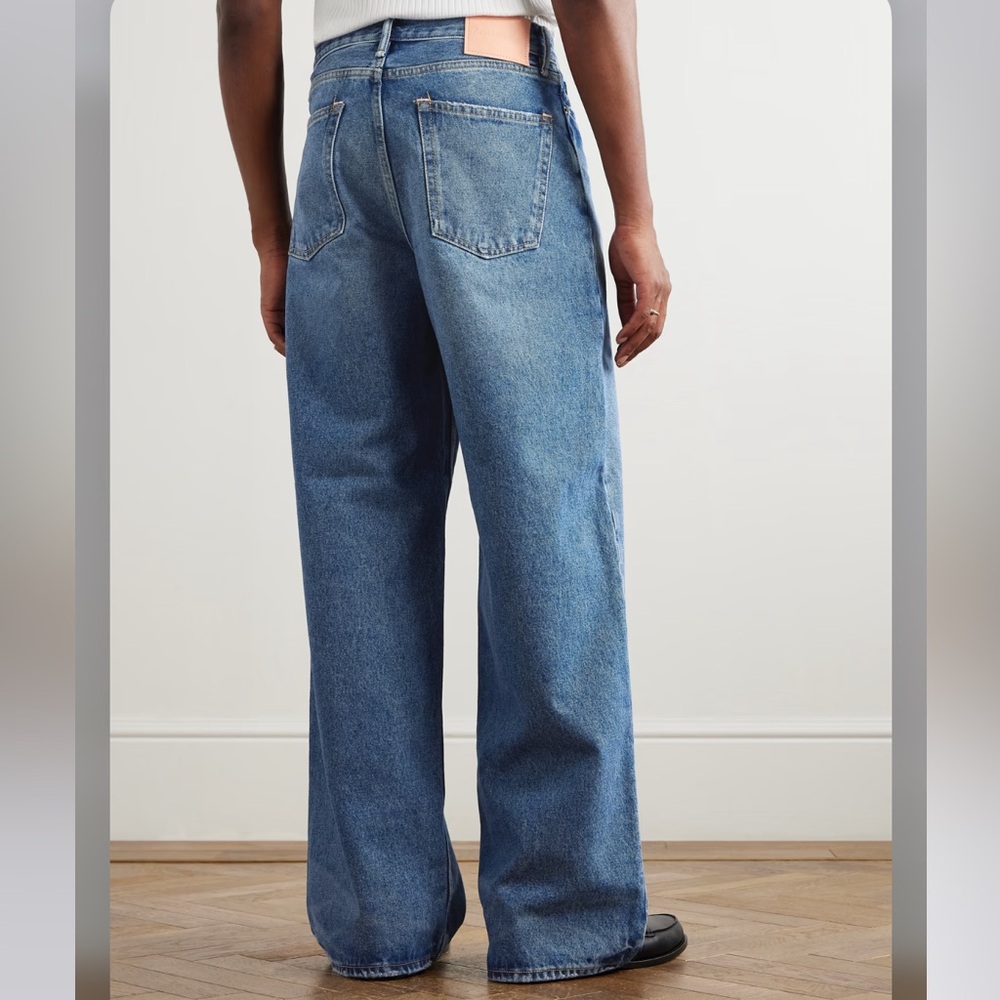 Acne Studios Relaxed Fit Unisex Jeans in Blue - Picture 2 of 4